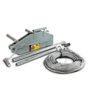 MCAT-1200 Malacate tirfor 1200 kgs (ancho cable 8 mm x 20 mts)