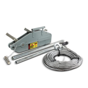 MCAT-2400 Malacate tirfor 2400 kgs (ancho cable 11 mm x 20 mts)